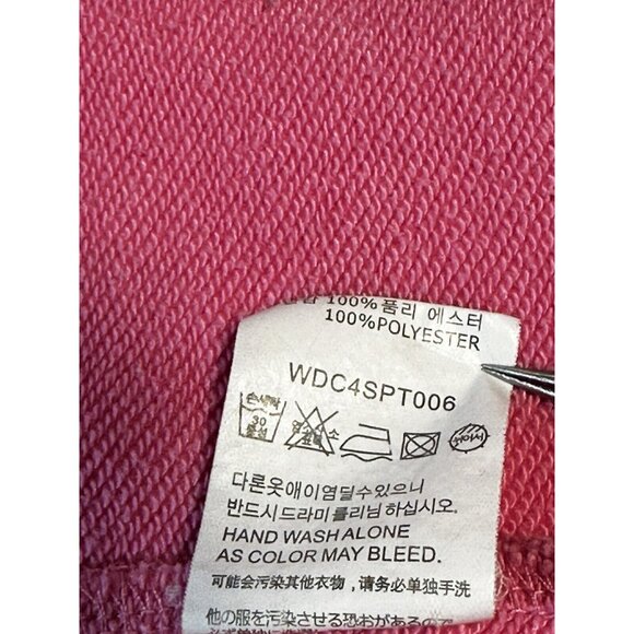 We11done Graphic Oversized Ex-Boyfriend Small Pink T-Shirt/Sweatshirt Logo - Picture 10 of 11